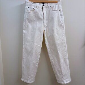 Universal Standard Etta High Rise Straight Leg Jeans 28 inch - white size 12